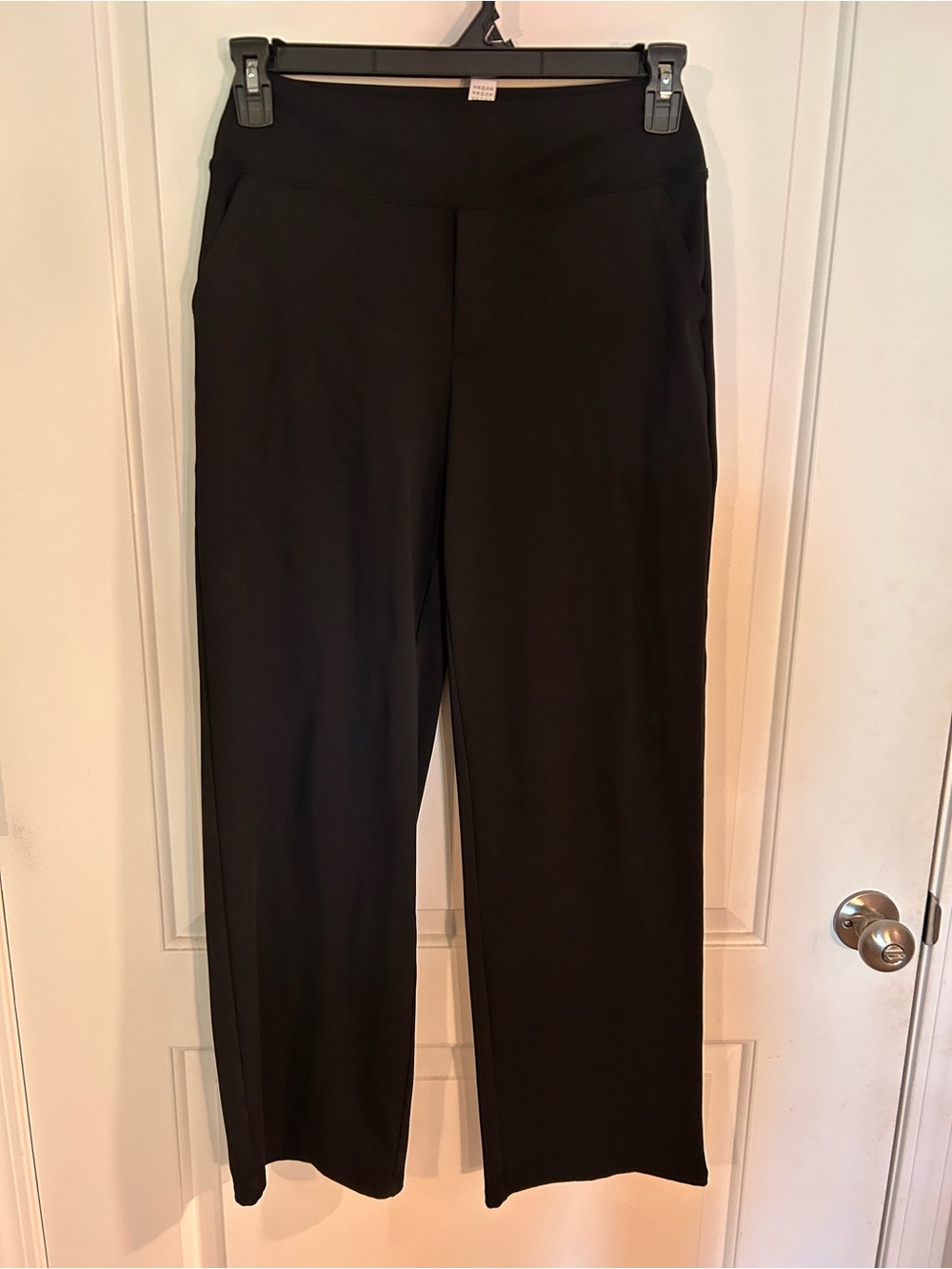 Classic Women's Wide-Leg Black Pants